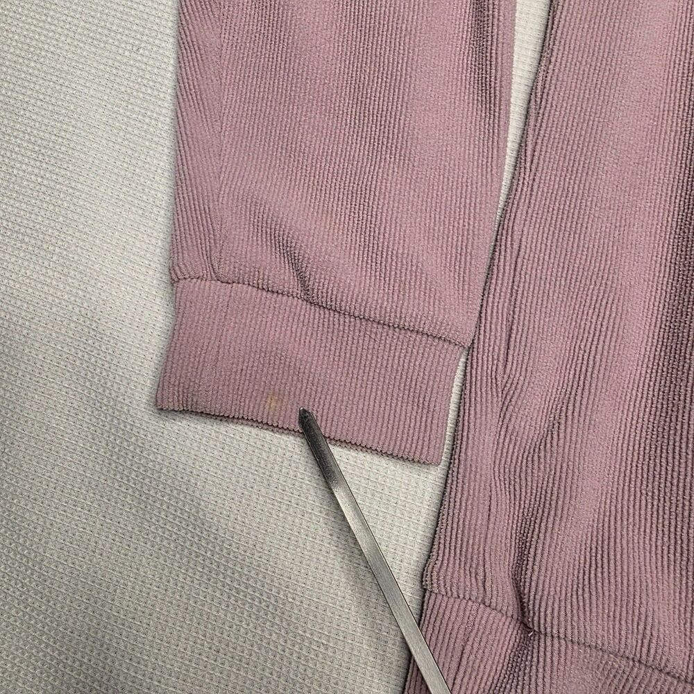 Marc New York Women’s Hooded Mauve Sweater M Kangaroo Pocket LS - Picture 7 of 13